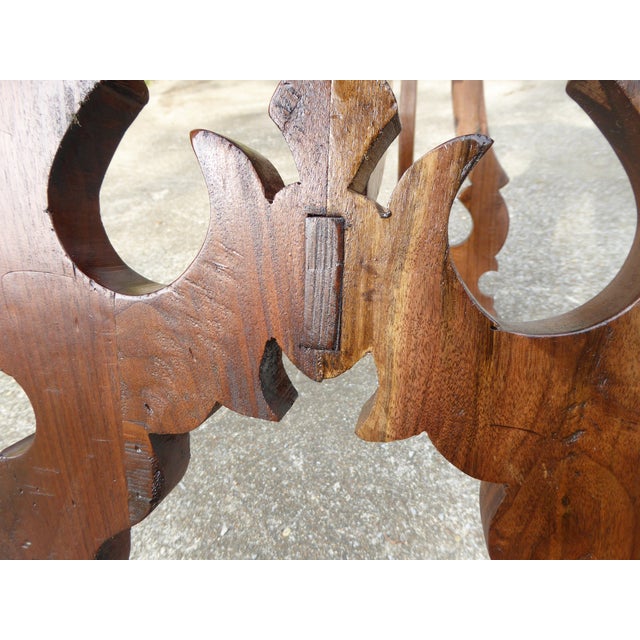 Spanish Antique Spanish Console / Demilune For Sale - Image 3 of 8