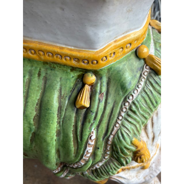 1960s Vintage Italian Terracotta Elephant Plant Stand Statue For Sale - Image 12 of 12