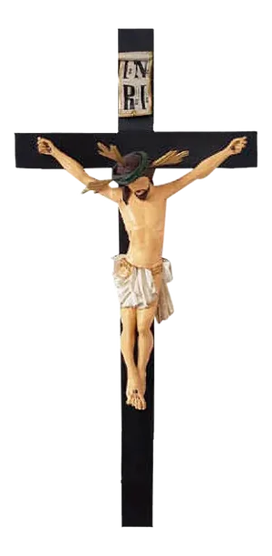 Late 19th Century Carved Crucifix