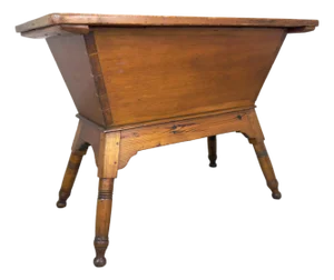 Antique Pine 19th Century Pennsylvania Dough Box Proving Chest Trough Console Table
