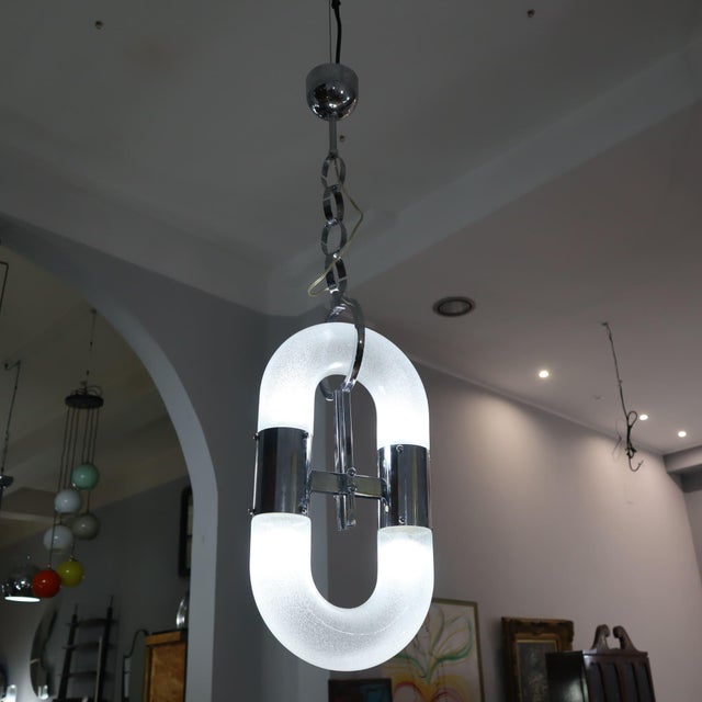 Murano Glass Pendant by Aldo Nason, 1970s For Sale - Image 3 of 6