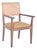 Brown Armchair with Upholstered Seat and Back, 1890s For Sale - Image 8 of 8