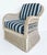 1970s Henry Link Rattan Lounge Chairs, Ottomans, New Sunbrella Upholstery, 2 Pairs For Sale - Image 10 of 18