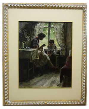 Boris Nicolaie, the Fairy Tale, 1955, Oil on Canvas