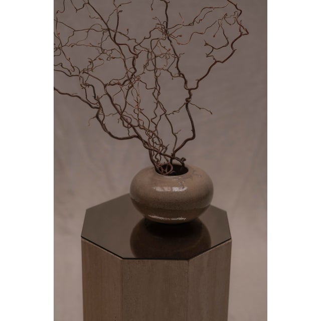 1970s Vintage Italian Travertine Pedestals, 1970s, Set of 2 For Sale - Image 5 of 11