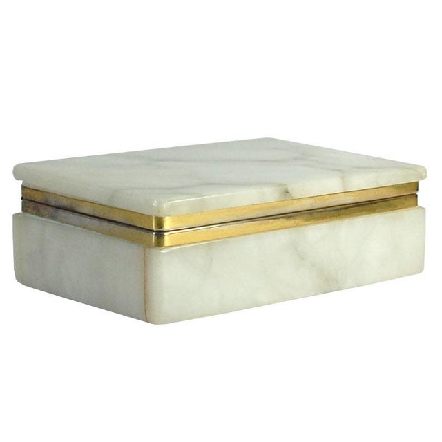 Italian Volterra Alabaster Box, 1970s For Sale - Image 9 of 9
