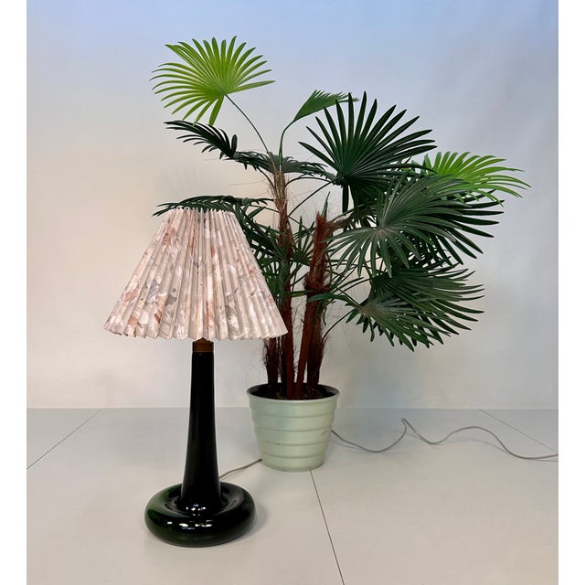 Metal Danish Glass Fleur Table Lamp by Michael Bang for Holmegaard, 1960s For Sale - Image 7 of 18