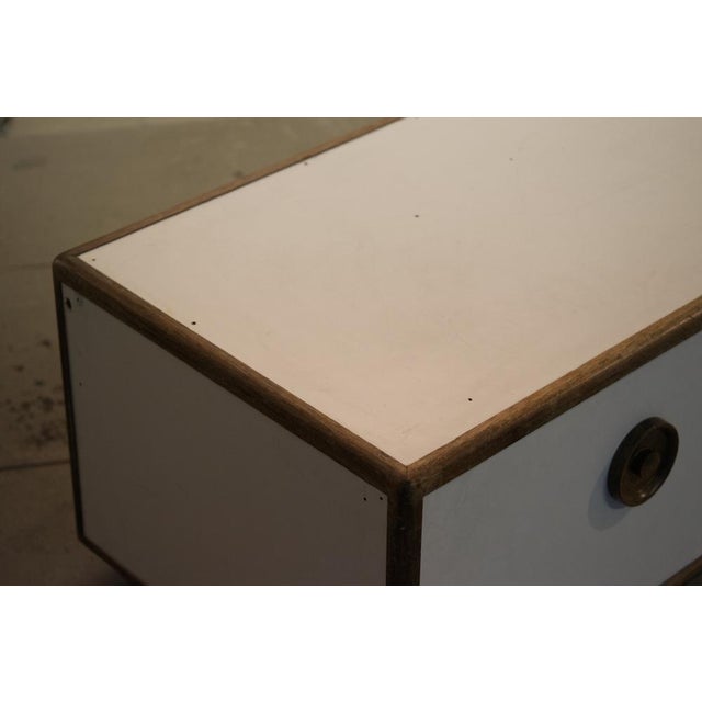 White Mid-Century Storage Unit, 1970s For Sale - Image 8 of 16