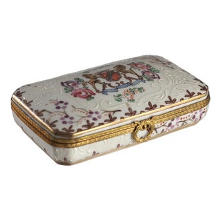 Porcelain Box from Edmé Samson Paris For Sale