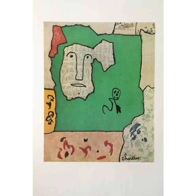 Gaston Chaissac, Composition with Face, 1960s Print on lithographic paper Sheet dimensions 64/44 Unframed work Gaston...