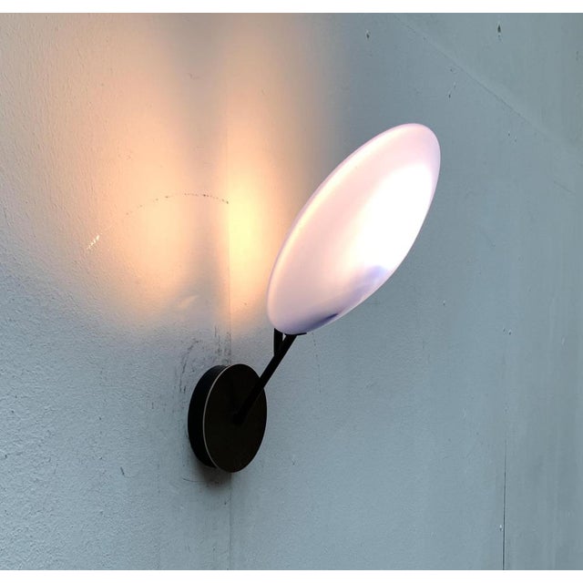 Postmodern German Glass Wall Lamp from Hillebrand Lighting, 1990s For Sale - Image 9 of 18