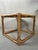 Vintage Side Table in Bamboo and Glass, 1970s For Sale - Image 6 of 9