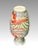 Paint Vintage Macau Chinese Porcelain Vase Hand Painted With Orange Lotus Flowers in the Kangxi Style For Sale - Image 7 of 8