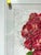 Red Crested Flower - Hand Textured Red Flower For Sale - Image 6 of 9