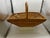 Wood Vintage Woven English Willow/Wicker Garden Basket With Handle For Sale - Image 7 of 18