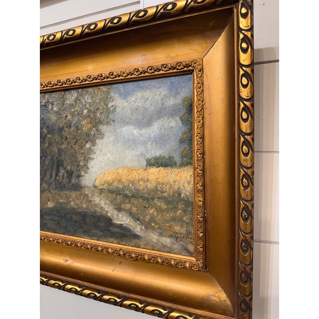 H. Von Cappela - Framed Early 20th Century Oil "The Forest Path" An atmospheric oil painting depicting a rural landscape...