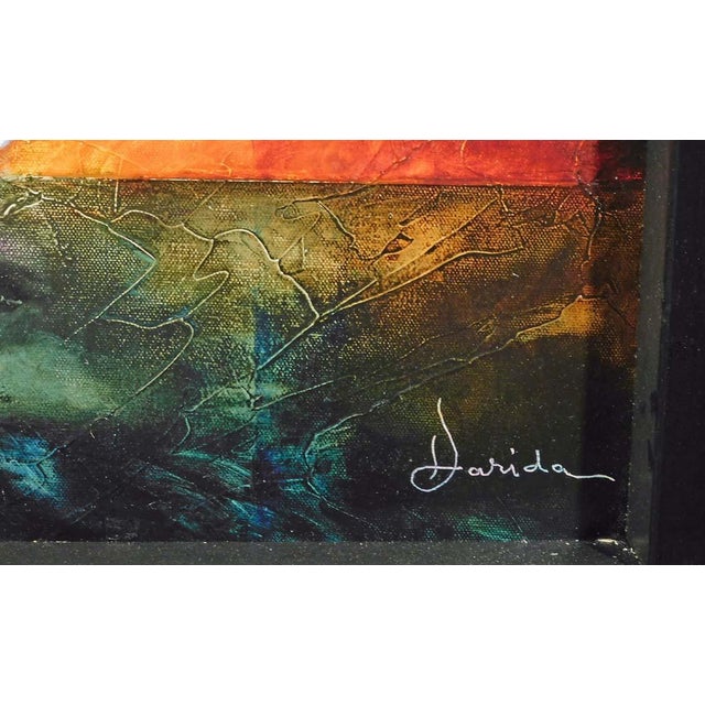 Alexandru Darida Original Painting "Rejuvenation" Hand Signed Framed For Sale - Image 9 of 10