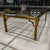 Mastercraft Chinese Chippendale Parson’s Style Brass Coffee Table With Fretwork For Sale - Image 4 of 12