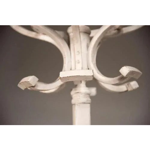 20th Century White Shabby Coat Rack from Thonet, 1920s For Sale - Image 6 of 12