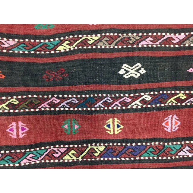 Vintage Turkish Moroccan Kilim Rug, 1950s For Sale - Image 8 of 10