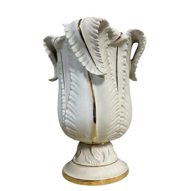 1960s Large Art Deco Les Algues Vase by Albert Laurent Limoges, 1960s For Sale - Image 5 of 9