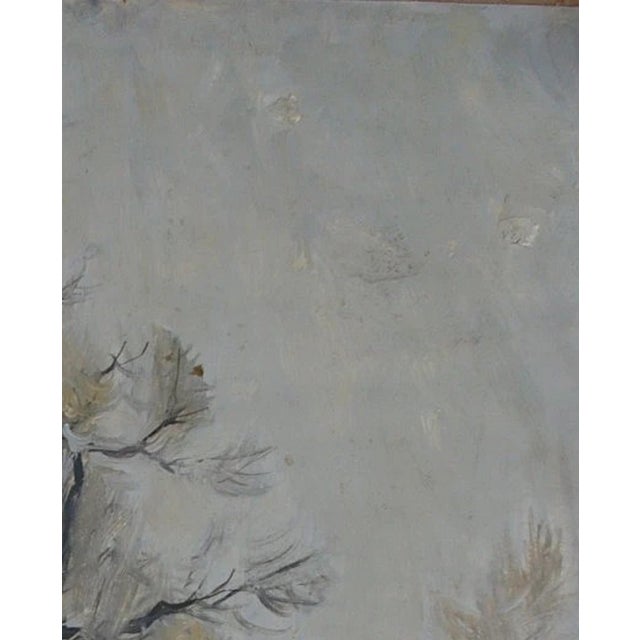 Realism Winter Impressionism Oil Painting, Ukrainian Artist Skubak, 1988 50-61 For Sale - Image 3 of 6