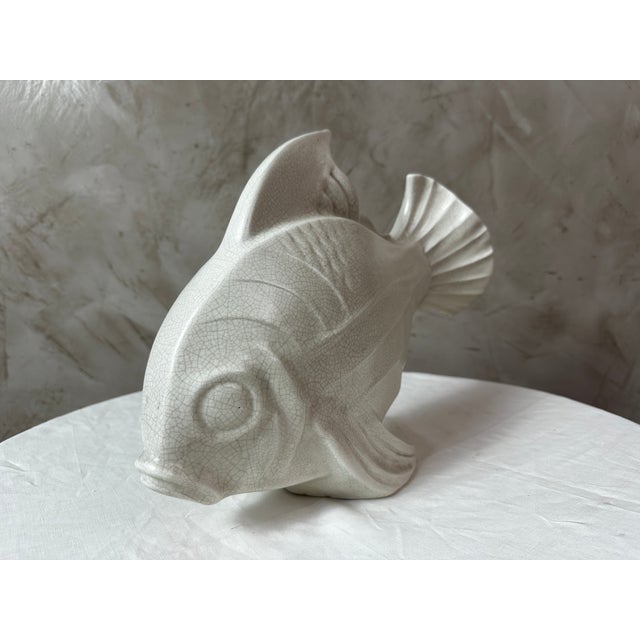 Art Deco Earthenware Fish, 1930s For Sale - Image 4 of 12
