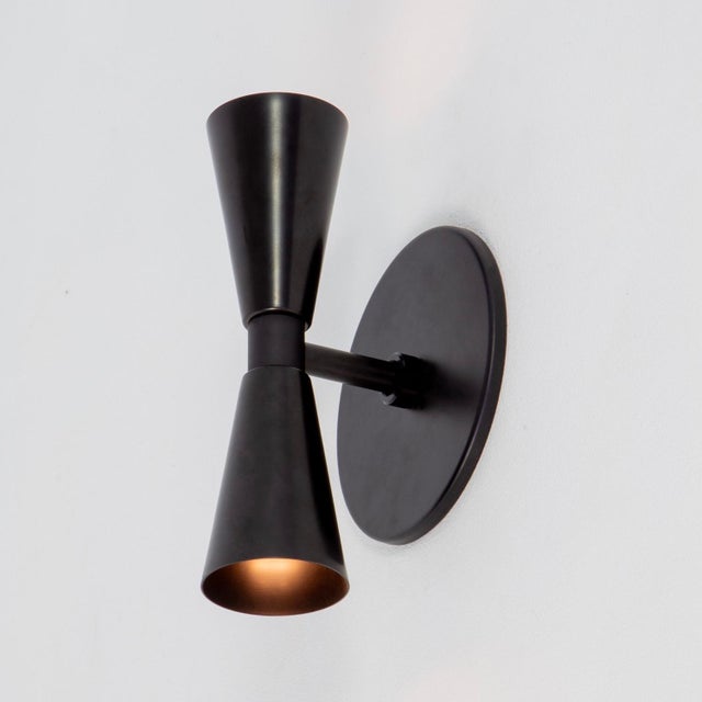 Cone 2 Sconce Small, Modern, by Research.Lighting, Modern, Minimal For Sale - Image 4 of 12