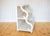 Wood 20th Century Regency French White Waterfall Shelving Unit, 1930s For Sale - Image 7 of 18