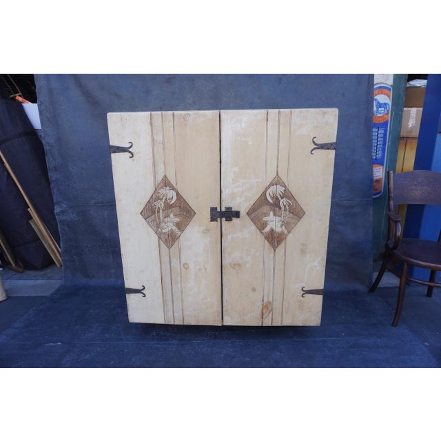 Mid 20th Century Brown & Saltman Wardrobe Cabinet, Atrributed For Sale - Image 9 of 9