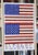 Red Jasper Johns Two Flags 1980 Original 50th Anniversary of the Whitney Museum of American Art Exhibition Poster For Sale - Image 8 of 10