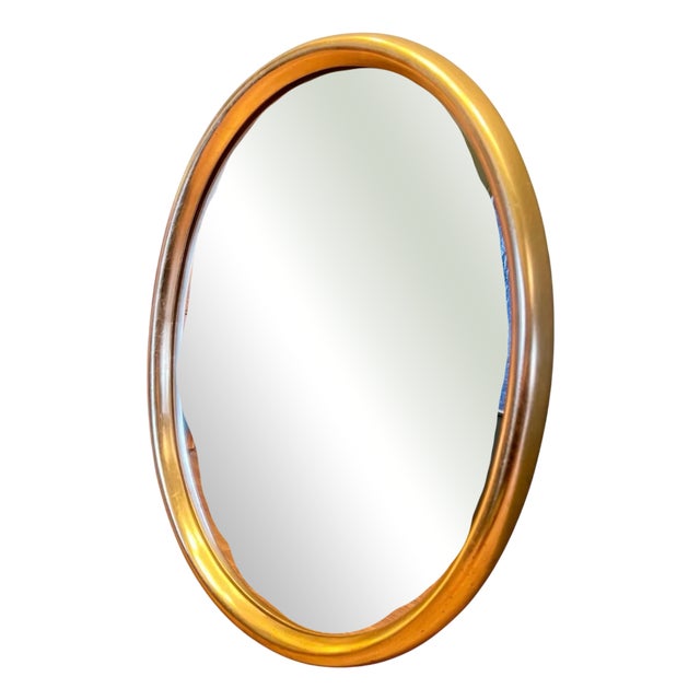 Mirror with Gilt Wood Frame, 1970s For Sale