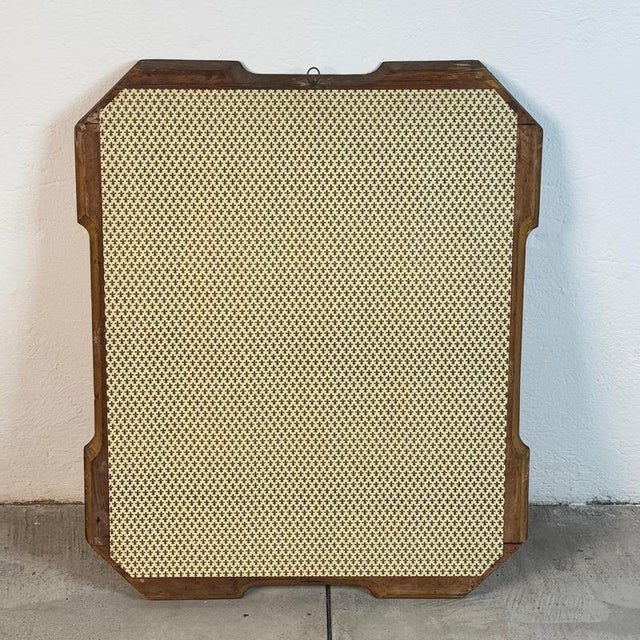 Large Giltwood Tray Mirror with Engraved and Eglomisé Decoration, Italy, 1890s For Sale - Image 15 of 17