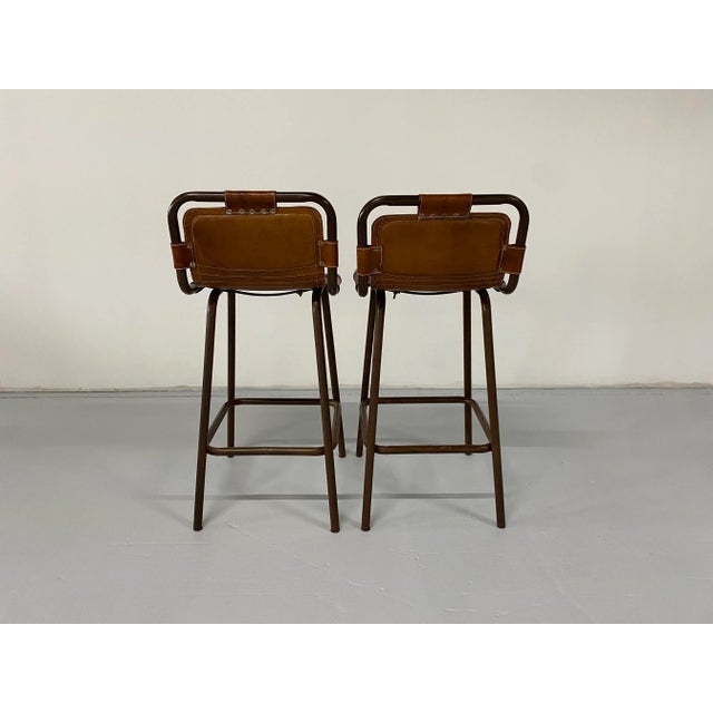 1950s 1950s Mid Century Barstools - a Pair For Sale - Image 5 of 10