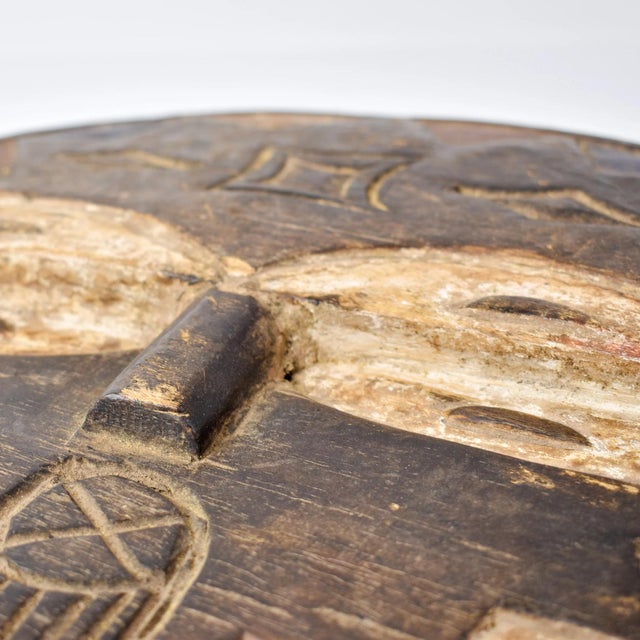 Early 20th Century Teke Painted Wood Mask For Sale - Image 13 of 14