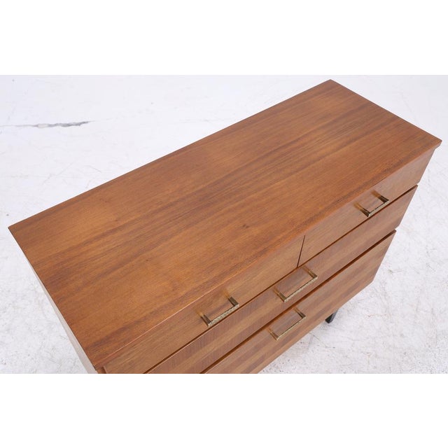 Wood Vintage Walnut Shoe Cabinet, 1960s For Sale - Image 7 of 14