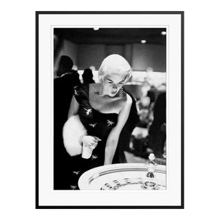 Jayne Mansfield: A Game of Chance Black Framed Archival Pigment Print For Sale