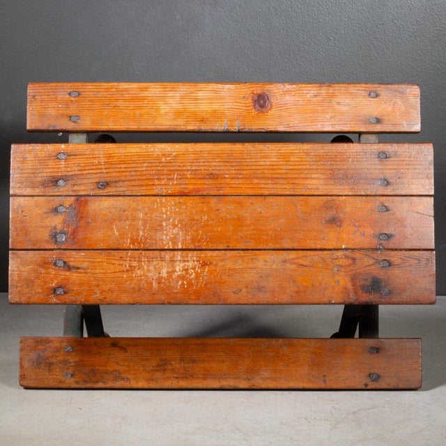 Industrial Vintage Salesman's Sample Picnic Table c.1940 For Sale - Image 3 of 8