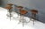 Vintage Brutalist Bar Stools, 1970s, Set of 5 For Sale - Image 4 of 11