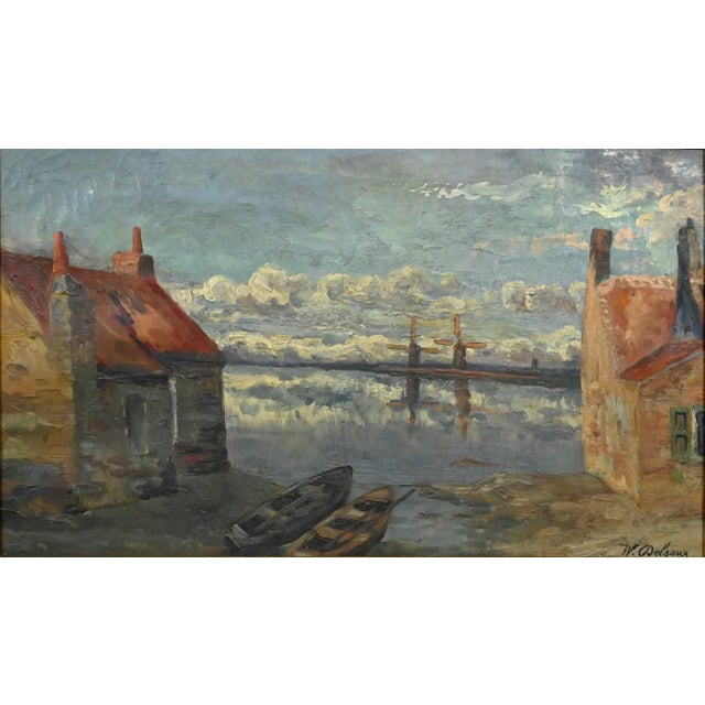 W. Delsaux, The North Sea, Early 20th Century, Oil Painting, Framed For Sale - Image 5 of 18