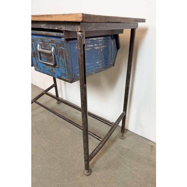 Vintage Industrial Worktable, 1960s For Sale - Image 10 of 18