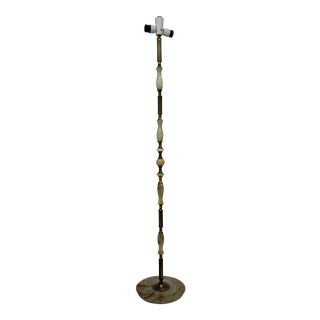 Antique French Marble Floor Lamp For Sale
