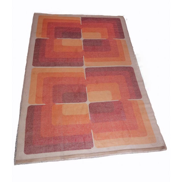 Plastic Mid-Century Modern Rug from Desso, Netherlands, 1970s For Sale - Image 7 of 8