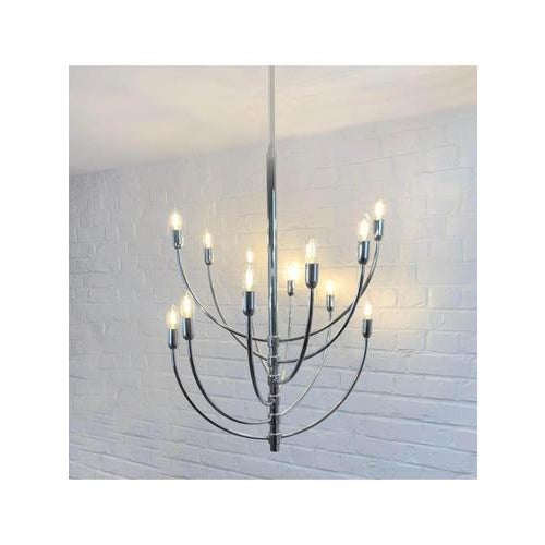 12-Light Chandelier by Vico Magistretti for Oluce, 2000s For Sale - Image 15 of 15