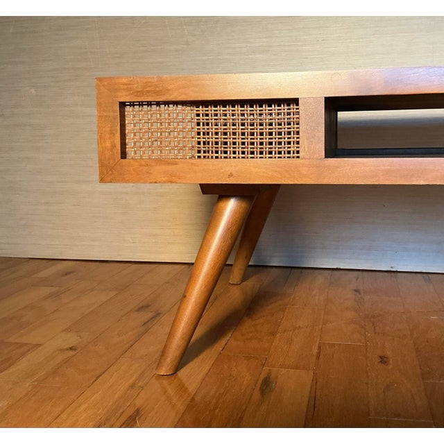 1950s Mid Century Modern Coffee Table Russel Wright for Conant Ball For Sale In Greenville, SC - Image 6 of 11