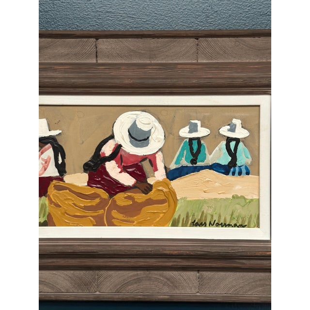Lars Norman, Bolivia, 1960s, Oil on Panel, Framed For Sale - Image 8 of 18
