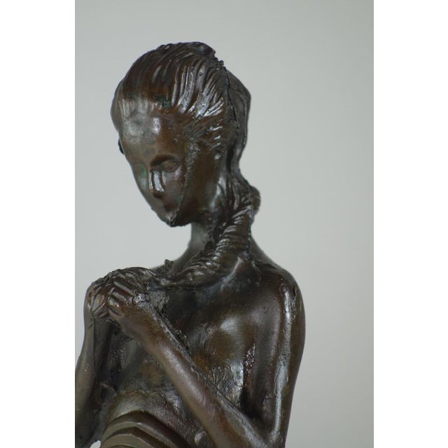 Bronze Sculpture of Woman, Early 1900s For Sale - Image 10 of 17