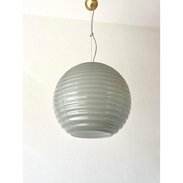 Vintage Modulo S40 Murano Ceiling Lamp by Toso - Massari for Leucos, 1990s For Sale - Image 10 of 16