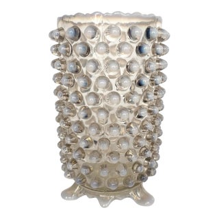 Fenton Art Glass Vase - Opalescent Hobnail For Sale
