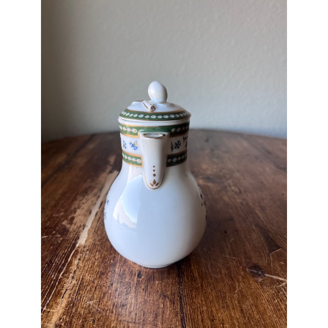Limoges, France Late 20th Century Ancienne Manufacture Royale De Limoges France Marie Antoinette Pattern Collection Creamer For Sale - Image 4 of 8